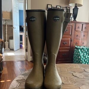 Le Chameau Men's Green Boots